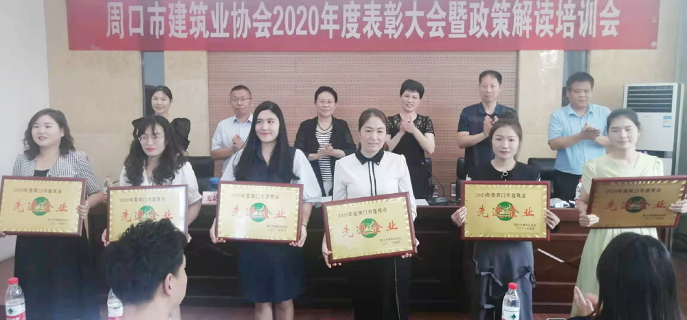 周口市建筑业协会：总结以前、表彰先进、解读政策(图3)